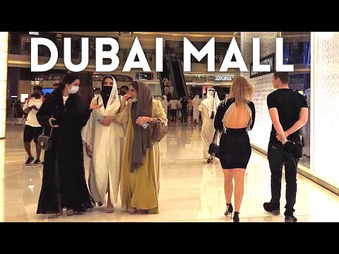 [4K] Dubai Mall Complete walking tour ,Burj khalifa, fountain show, Ice rink