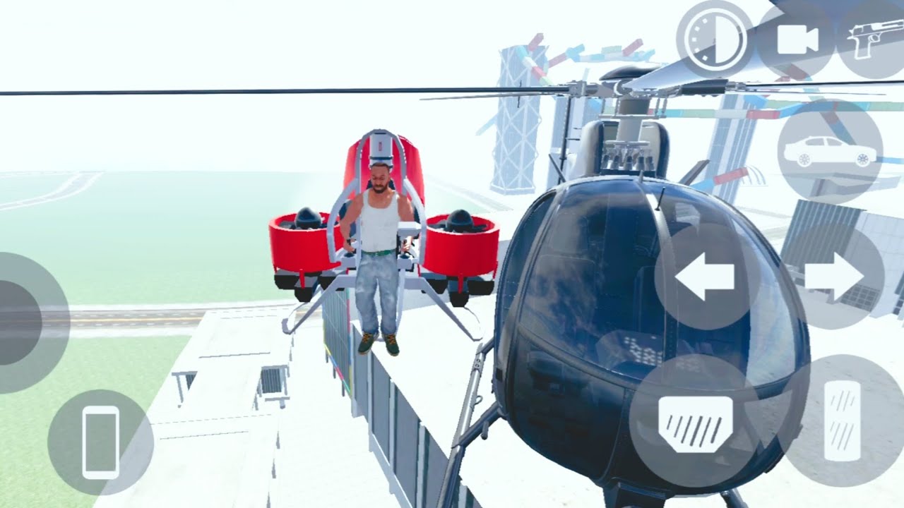 Helicopter and jetpack merge //_ indian bike driving game