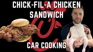 Car Cooking: WHOLE Chicken Chick-fil-A #shorts
