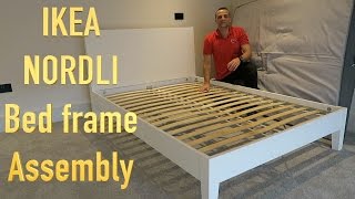IKEA NORDLI Bed Frame Assembly