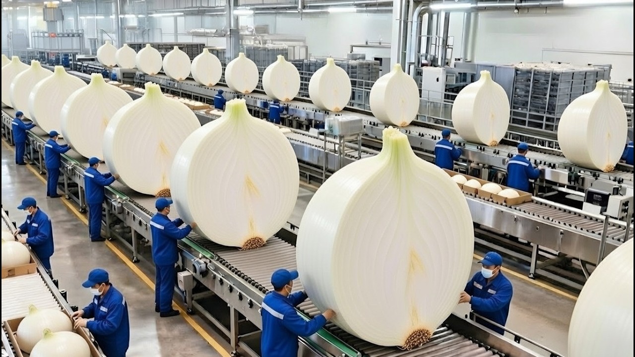 How Onion Powder Is Made in a Factory | Complete Processing Method