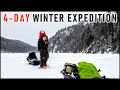 4-DAY WINTER CAMP | NYE at -20, Ice Fishing, Snaring Hares, Chaga Tea