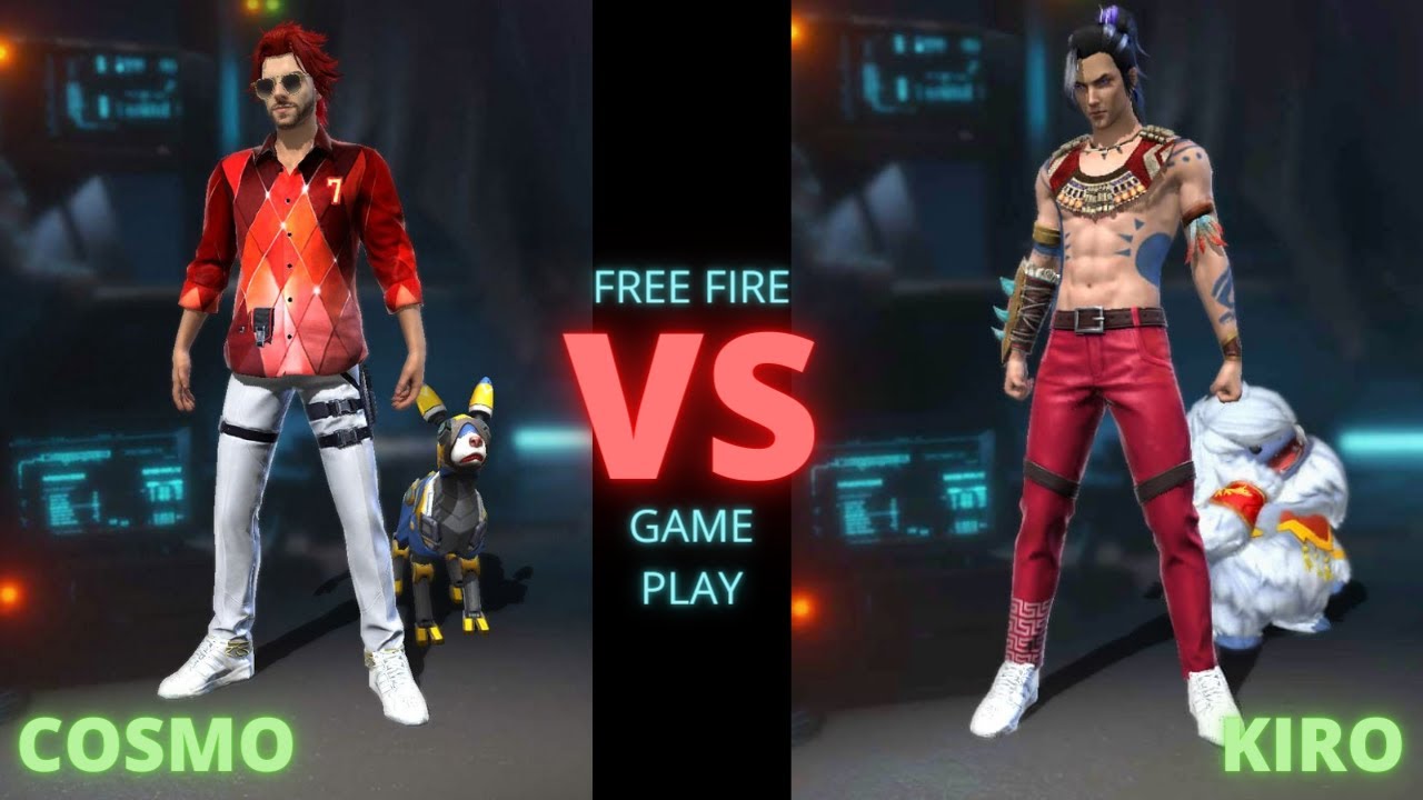 Free Fire Gameplay|kiro buster vs cosmo buster| - YouTube