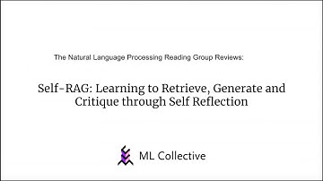 자기성찰: 자기성찰을 통해 검색, 생성 및 비판하는 법 배우기