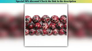 First Look 6 8 10mm Black Red White Imperial Jasper Howlite Turquoises Sea Sediment Loose Stone Bead