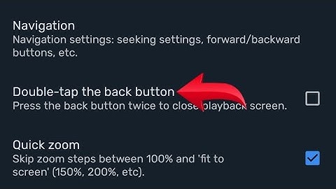 How to turn on off double tap button in MX player, MX player mein double tap button on off kaise kar