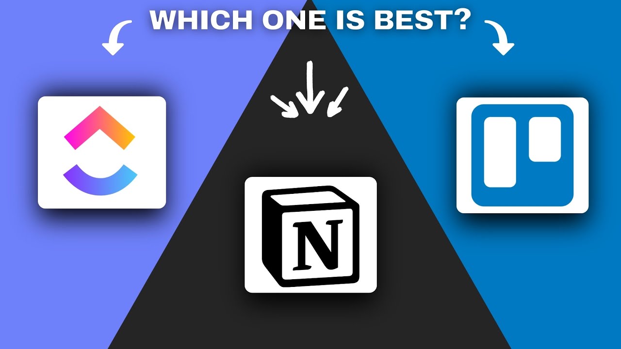 ClickUp vs Notion vs Trello 2025 – Which Productivity Tool is Best?