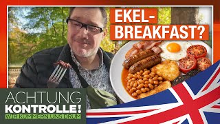 Aufgewärmte Frühstückswurst in LONDON? Mirko Reeh probiert English Breakfast!