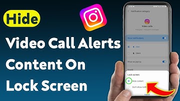 How To Hide Instagram Video Call Notification Content On Lock Screen (Updated)