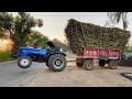 Sonalika 60 Rx | Mahindra Arjun Novo 605 Pulling 30 tons sugarcane