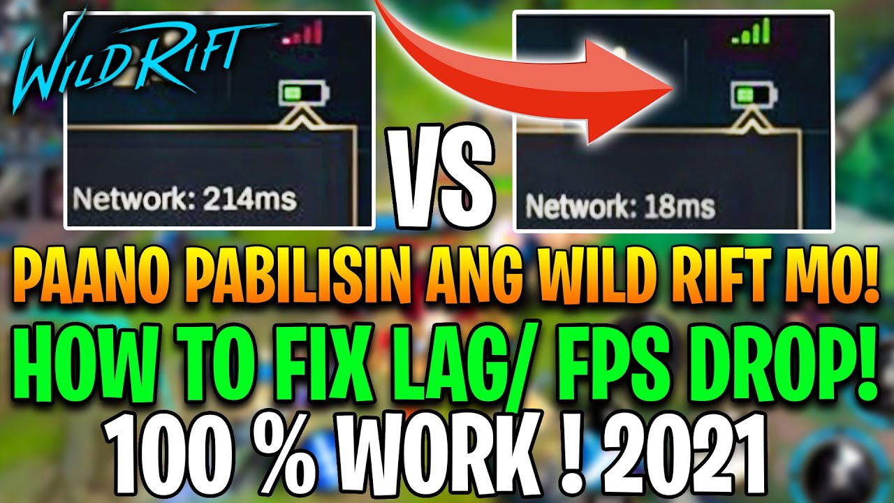 lol Wild Rift HOW TO FIX FPS DROP / LAG ISSUE! in Wild Rift 100% ...