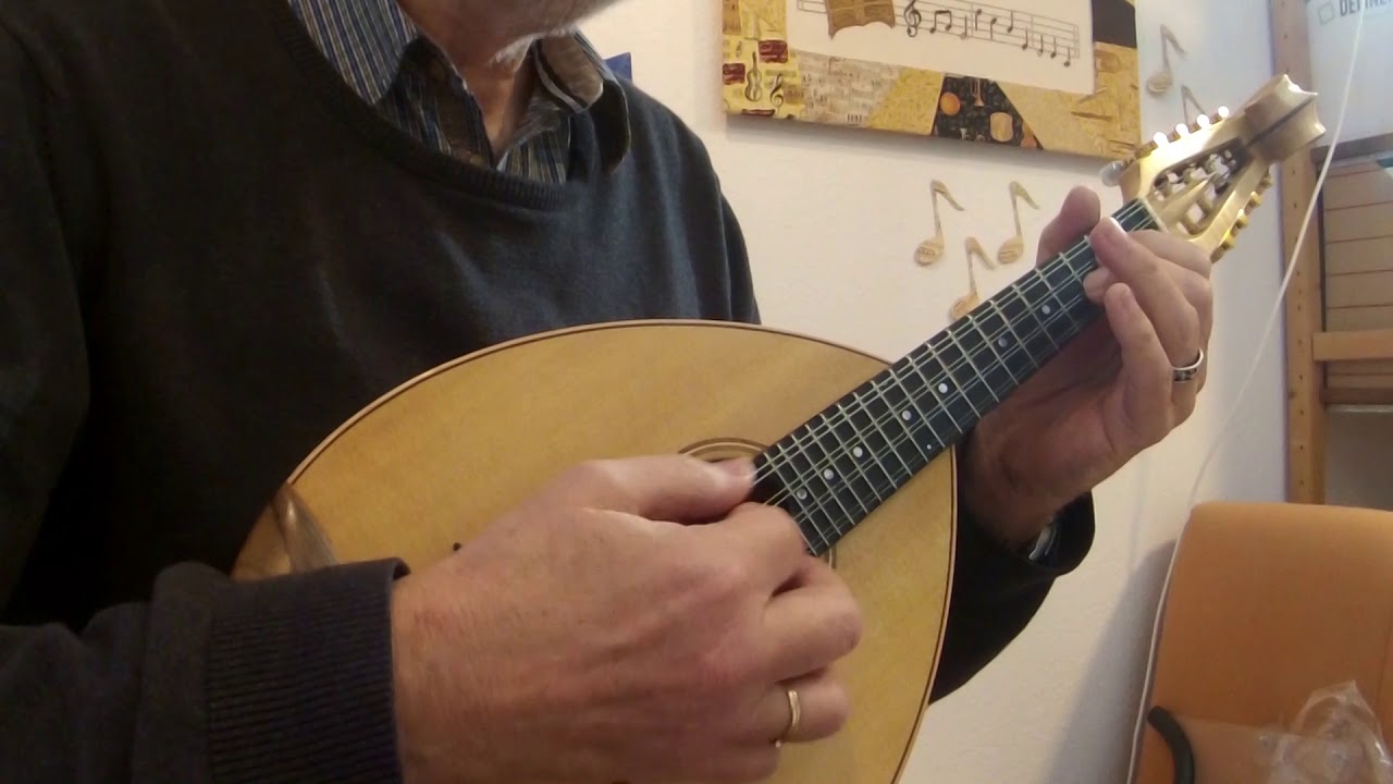 Mandoline lernen Kapitel 5 Akkordfolge von Leone Anschlagsübungen