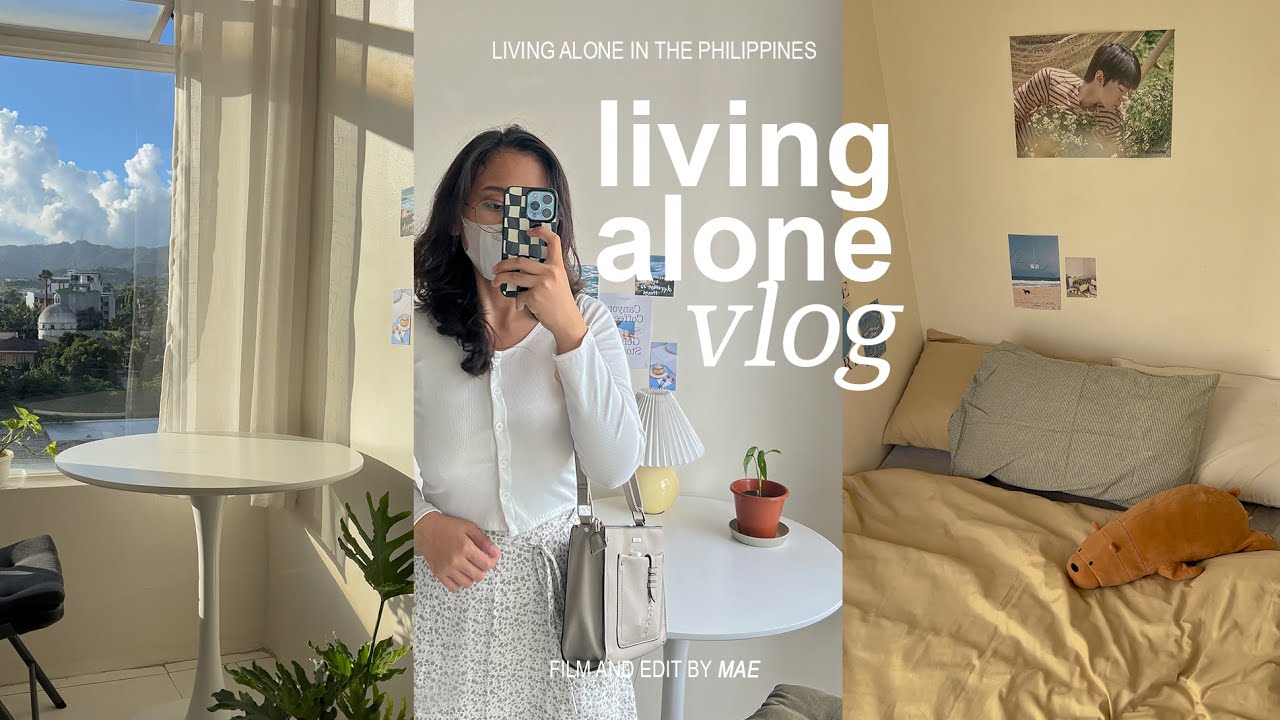 Living alone in the Philippines 🌿 work hard but don't forget to live + cooking chicken pastel
