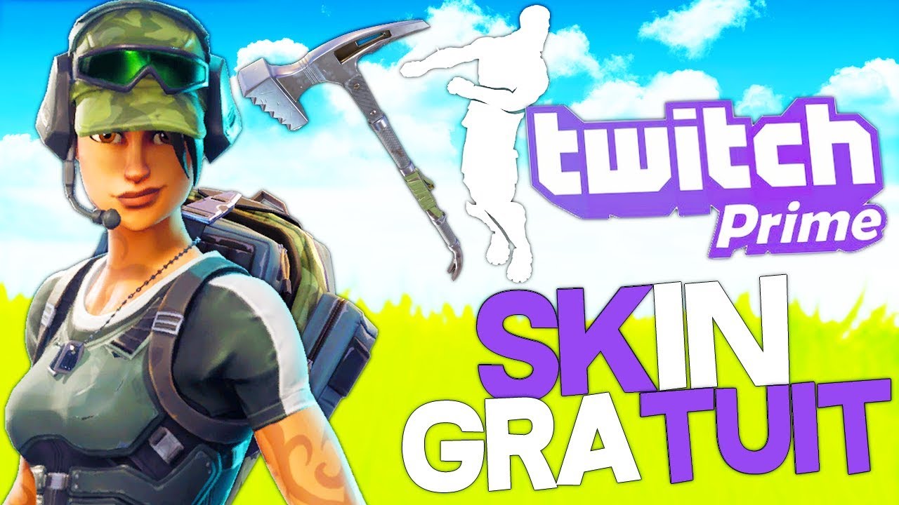 AVOIR LE SKIN TWITCH PRIME GRATUITEMENT sur FORTNITE ! - YouTube