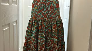 DIY 3-Layer Gathered Skirt| Easy Sewing Project