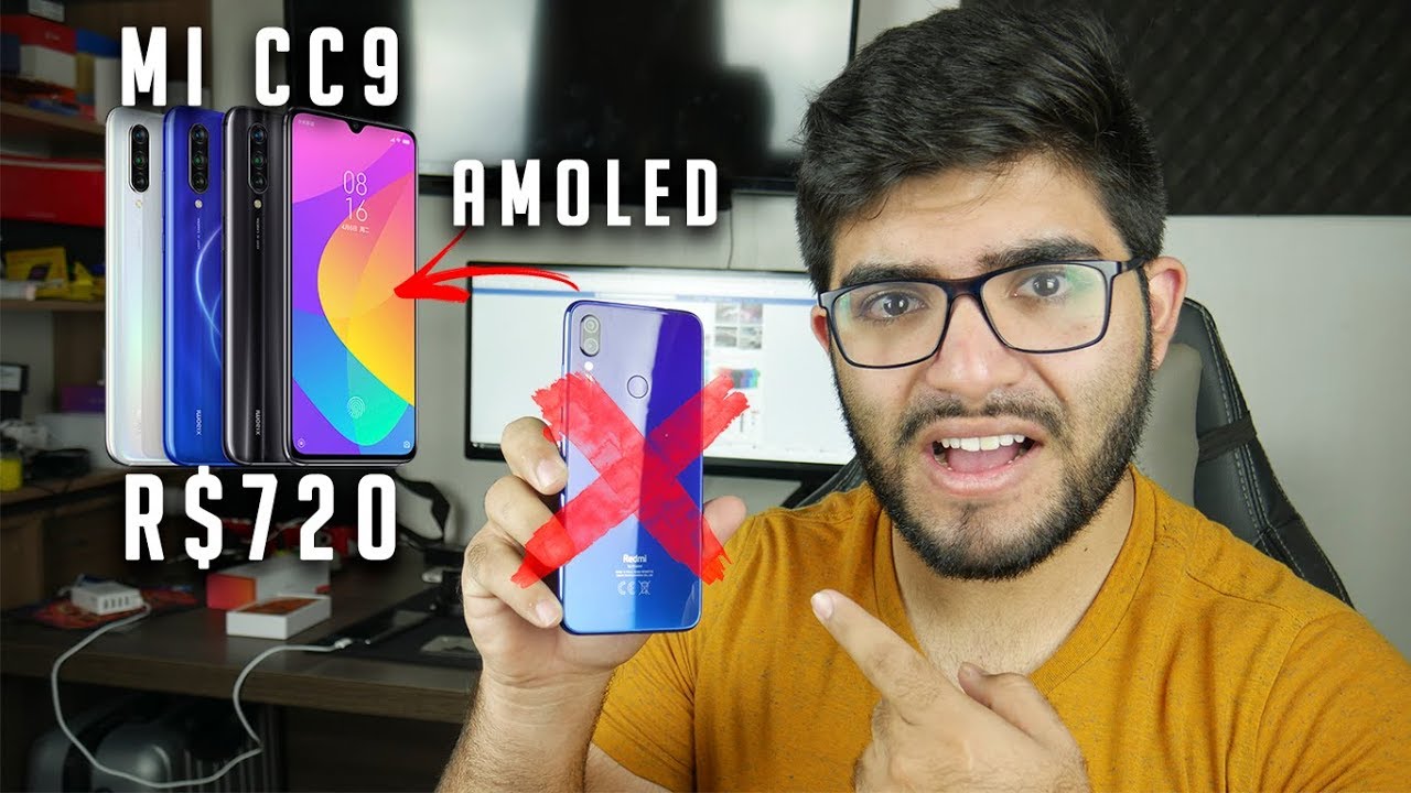 Já era pro Redmi Note 7? NOVOS LANÇAMENTOS DA XIAOMI! Tela AMOLED por R0, Mi CC9!  😱😱