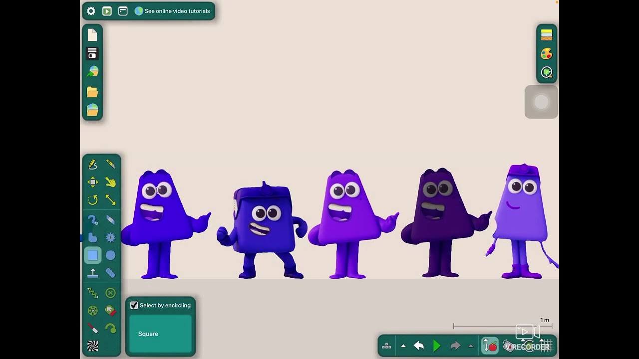 Colourblocks in algodoo 5