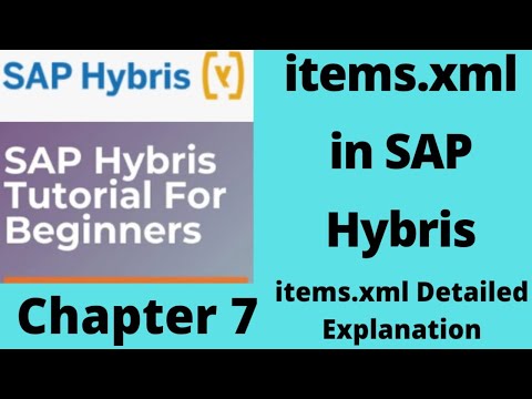 items.xml in sap hybris | items.xml in hybris | sap hybris| SAP hybris tutorial for beginners |Part7