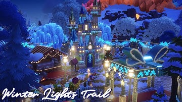 SNOWY WINTER LIGHTS TRAIL - #12DaysOfBuildmas | kyra