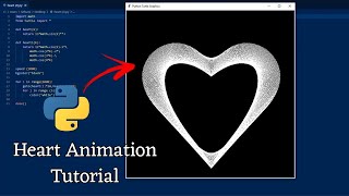 Python Turtle  Tutorial 2💗|Create Heart Animation#python#coding #zero_to_coder #turtle #heartshaped