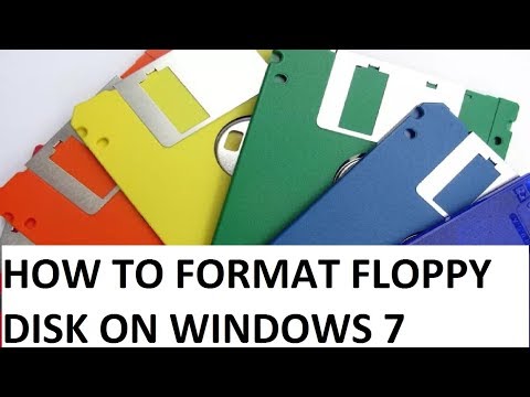 वीडियो: फ्लॉपी डिस्क को फॉर्मेट कैसे करें
