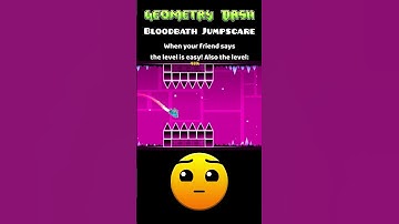 Geometry Dash Bloodbath Jumpscare. #shorts