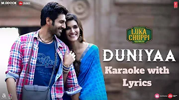 Duniya | Luka Chuppi | Karaoke with Lyrics HD