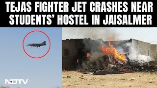 Plane Crash In Jaisalmer | First-Ever Crash Of Tejas Fighter Jet In Rajasthan's Jaisalmer
