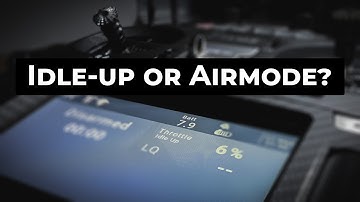 Idle-up vs Airmode in KISS - There