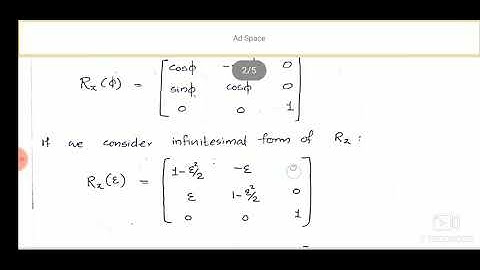 M3 L1 Finite versus infinitesimal rotations