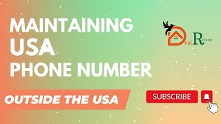 How to maintain US phone number while living outside USA| India | living abroad and call USA