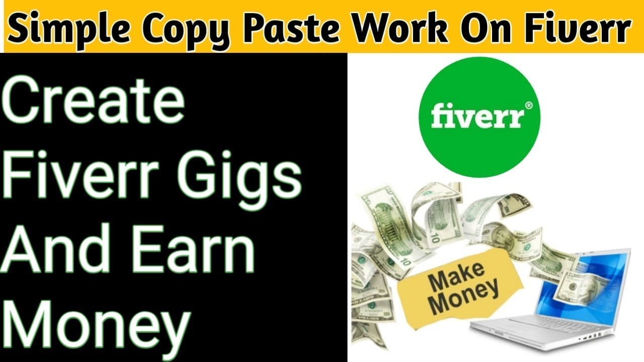How to create a gig on fiverr|| copy paste work gig Fiverr Gigs ||All ...