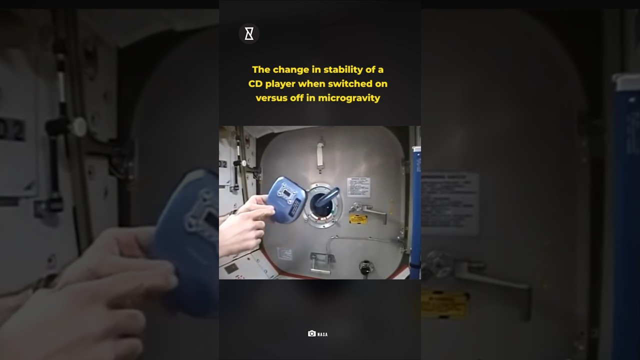 Why a CD Player Becomes Unstable in Space - Microgravity Physics 