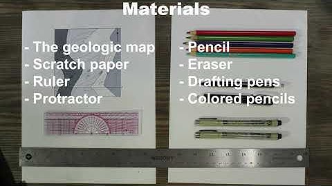 Creating Cross Sections Series Part One: Gathering Your Materials