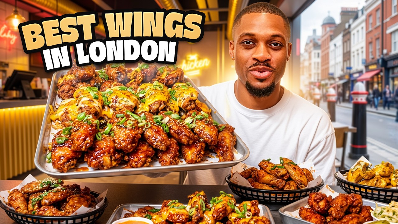 I TRIED THE BEST CHICKEN WINGS IN LONDON - YouTube