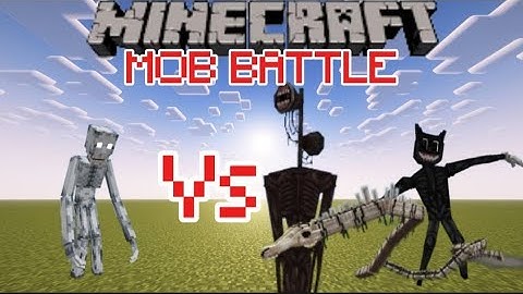 SCP -096 V3.1(BendyTheDemon18) VS TREVOR HENDERSON CREATURES(GOJI DRAW) | Minecraft Mob Battle