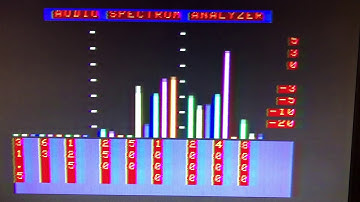 TRS-80 Color Computer Spectrum Analyzer, graphs