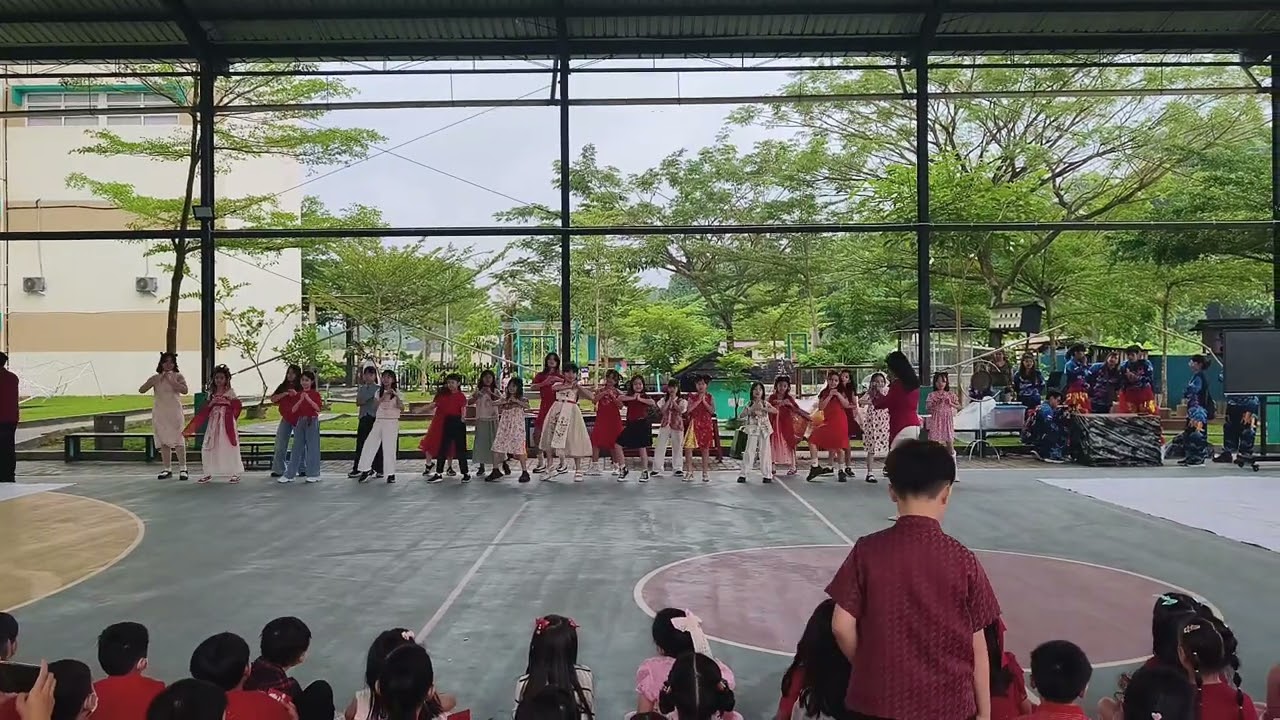 Flash mob CNY 2026 at SCK , grade 3-5