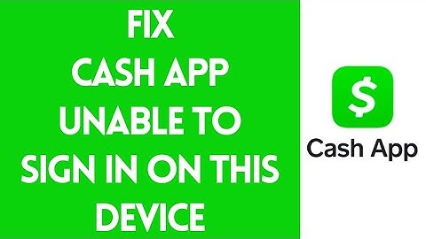 Fix Cash App Unable To Sign In On This Device (2022) | Cash App Sign In Problem In Android (Solved)
