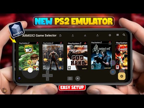 Testing New PS2 Emulator ArmSX2 Easy Complete Setup