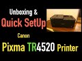 Canon TR4520 Setup, Unboxing & Quick Test review !!