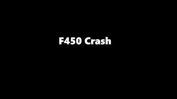 Drone DJI F450 Crash