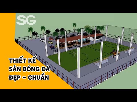 Video Tham khảo mô hình thiết kế 1 sân bóng đá mini đẹp... - youtube