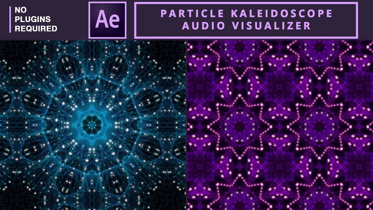 Particle Kaleidoscope In After Effects No Plugins Required Youtube