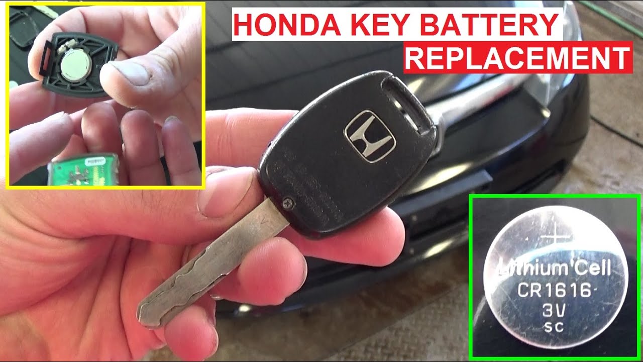 How To Change Key Fob Battery Honda Civic 2017 | Reviewmotors.co