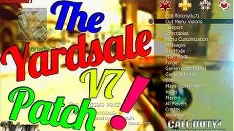 [COD4/PS3] The YardSale Patch v7 - Hosted By: DreamShyOFW - Created By: xYARDSALEx [JB/NO JB]