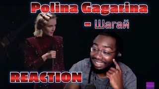 MY FIRST TIME HEARING Polina Gagarina - (Live at Megasport) ~ Полина Гагарина - Шагай REACTION!