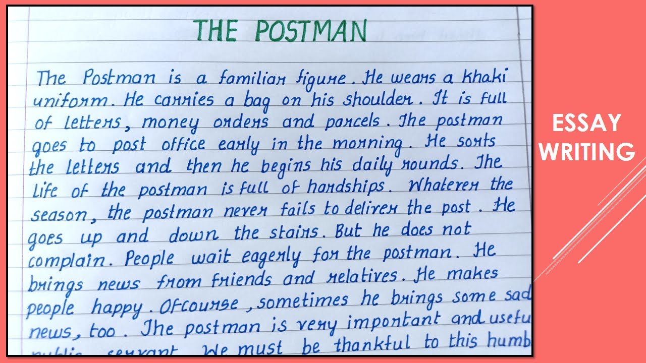 postman essay writing