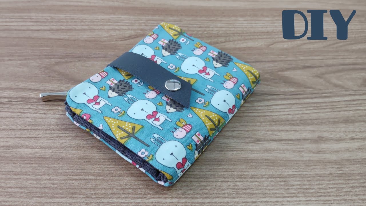 Carteira de tecido pequena