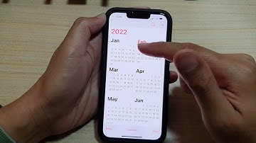 iPhone 13/13 Pro: How to Change Calendar View to Day/Week/Month/Year